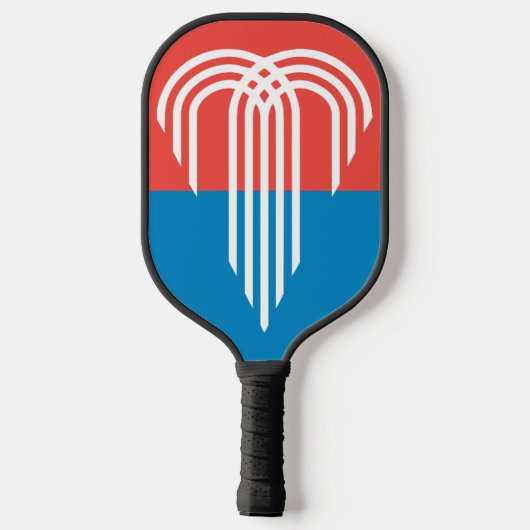 Vlag van Kansas City, Missouri Pickleball Paddle (Achterkant)