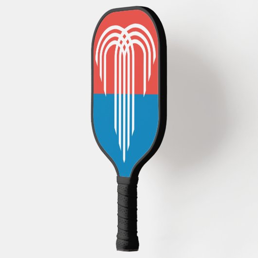 Vlag van Kansas City, Missouri Pickleball Paddle (Links)