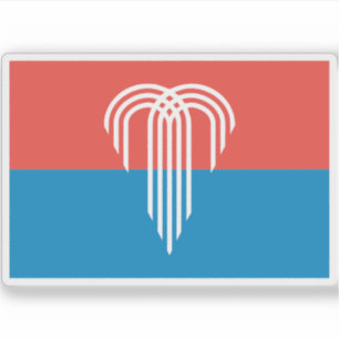 Vlag van Kansas City, Missouri Sticker