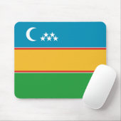 Vlag van Karakalpakkistan Muismat (Met muis)