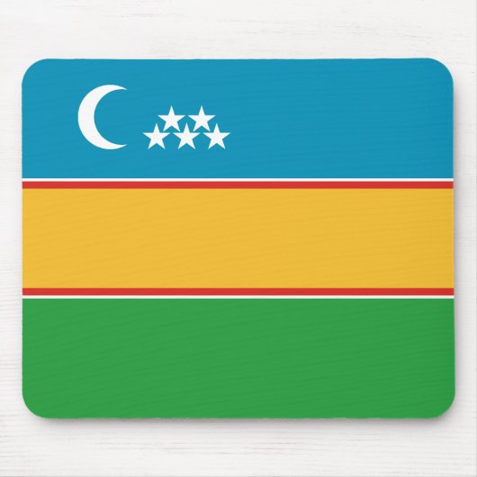 Vlag van Karakalpakkistan Muismat (Voorkant)