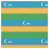 Vlag van Karakalpakkistan Stof (Close Up)