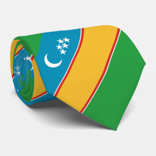 Vlag van Karakalpakkistan Stropdas
