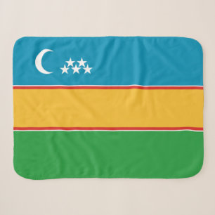 Vlag van Karakalpakstan Sherpa Deken