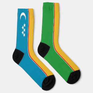 Vlag van Karakalpakstan Sokken