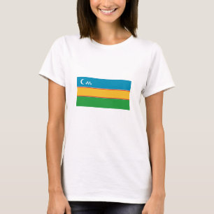 Vlag van Karakalpakstan T-shirt