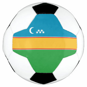 Vlag van Karakalpakstan Voetbal