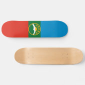 Vlag van Karatsjaj-Tsjerkessië Skateboard (Horizontaal)
