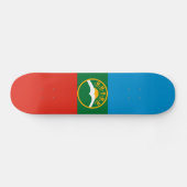 Vlag van Karatsjaj-Tsjerkessië Skateboard (Horizontaal)