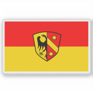 Vlag van Kaufbeuren, Duitsland Sticker