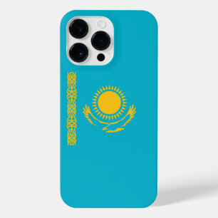 vlag van Kazachstan iPhone 14 Pro Max Hoesje