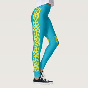 Vlag van Kazachstan Leggings