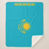 Vlag van Kazachstan Sherpa Deken (Voorkant)