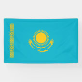 vlag van Kazachstan Spandoek (Horizontaal)