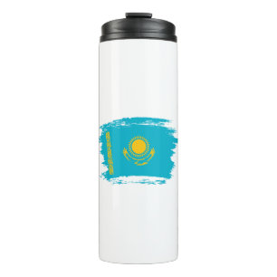 vlag van Kazachstan Thermosbeker