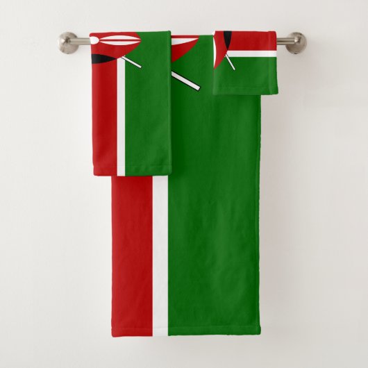 Vlag van Kenia Bad Handdoek (Insitu)