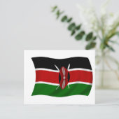 Vlag van Kenia Briefkaart (Staand voorkant)