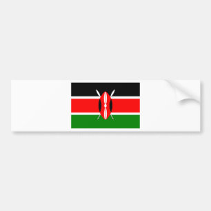 Vlag van Kenia Bumpersticker