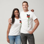Vlag van Kenia Kaart T-shirt (Unisex)