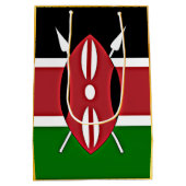 Vlag van Kenia Medium Cadeauzakje (Achterkant)