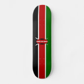 Vlag van Kenia Skateboard (Voorkant)