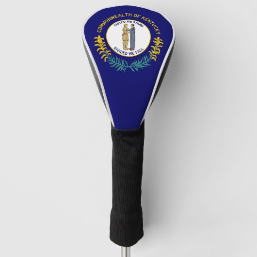 Vlag van Kentucky Golfheadcover (Voorkant)
