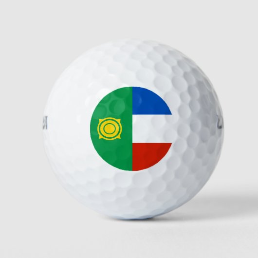 Vlag van Khakassië Golfballen (Voorkant)