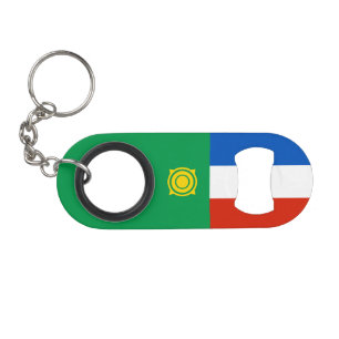 Vlag van Khakassië Mini Flessenopener