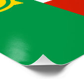 Vlag van Khakassië Perfect Poster (Hoek)