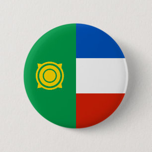Vlag van Khakassië Ronde Button 5,7 Cm