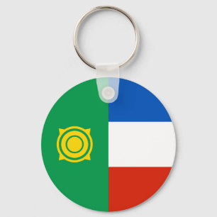 Vlag van Khakassië Sleutelhanger