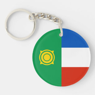 Vlag van Khakassië Sleutelhanger