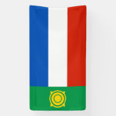 Vlag van Khakassië Spandoek (Verticaal)