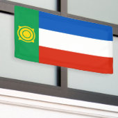Vlag van Khakassië Spandoek (Buitenkant Gebouw)