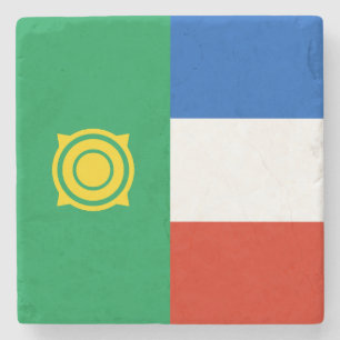 Vlag van Khakassië Stenen Onderzetter