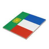 Vlag van Khakassië Tegeltje (Zijkant)