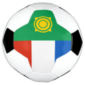 Vlag van Khakassië Voetbal (Gedraaid)