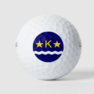 Vlag van Kinshasa, Congo Golfballen