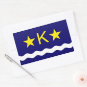 Vlag van Kinshasa, Congorechthoekige sticker (Envelop)