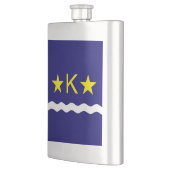 Vlag van Kinshasa, Kongo Hip Flask Flacon (Links)
