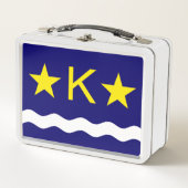 Vlag van Kinshasa, Kongo Metal Lunch Box (Voorkant)