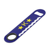 Vlag van Kinshasa, Kongo Speed Bottle Opener Speed Flessenopener (Voorkant Gekanteld)