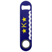 Vlag van Kinshasa, Kongo Speed Bottle Opener Speed Flessenopener (Voorkant)