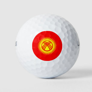 Vlag van Kirgizië Golfballen