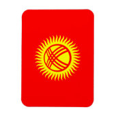 Vlag van Kirgizië Magneet (Verticaal)