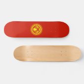 Vlag van Kirgizië Skateboard (Horizontaal)