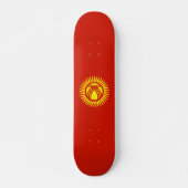 Vlag van Kirgizië Skateboard (Voorkant)