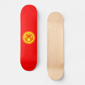 Vlag van Kirgizië Skateboard (Voorkant)