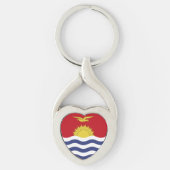 vlag van Kiribati Sleutelhanger (Voorkant)
