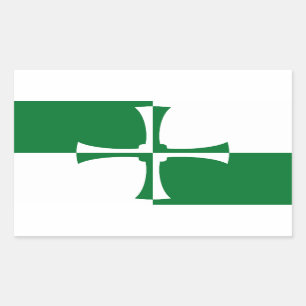Vlag van Kirkcudbrightshire rechthoekige sticker